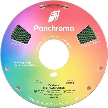 Polymaker Panchroma PLA Filament Metalik Yeşil