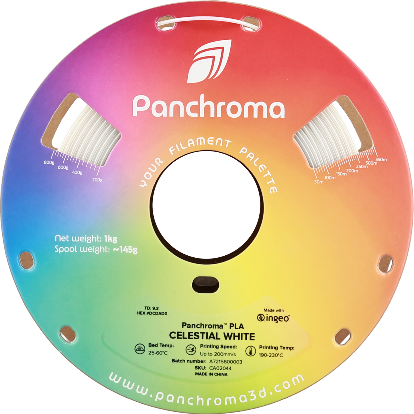 Polymaker Panchroma PLA Filament Celestial Beyaz