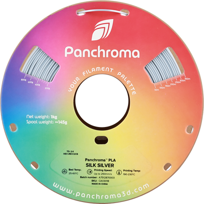 Polymaker Panchroma Silk PLA Filament Gümüş