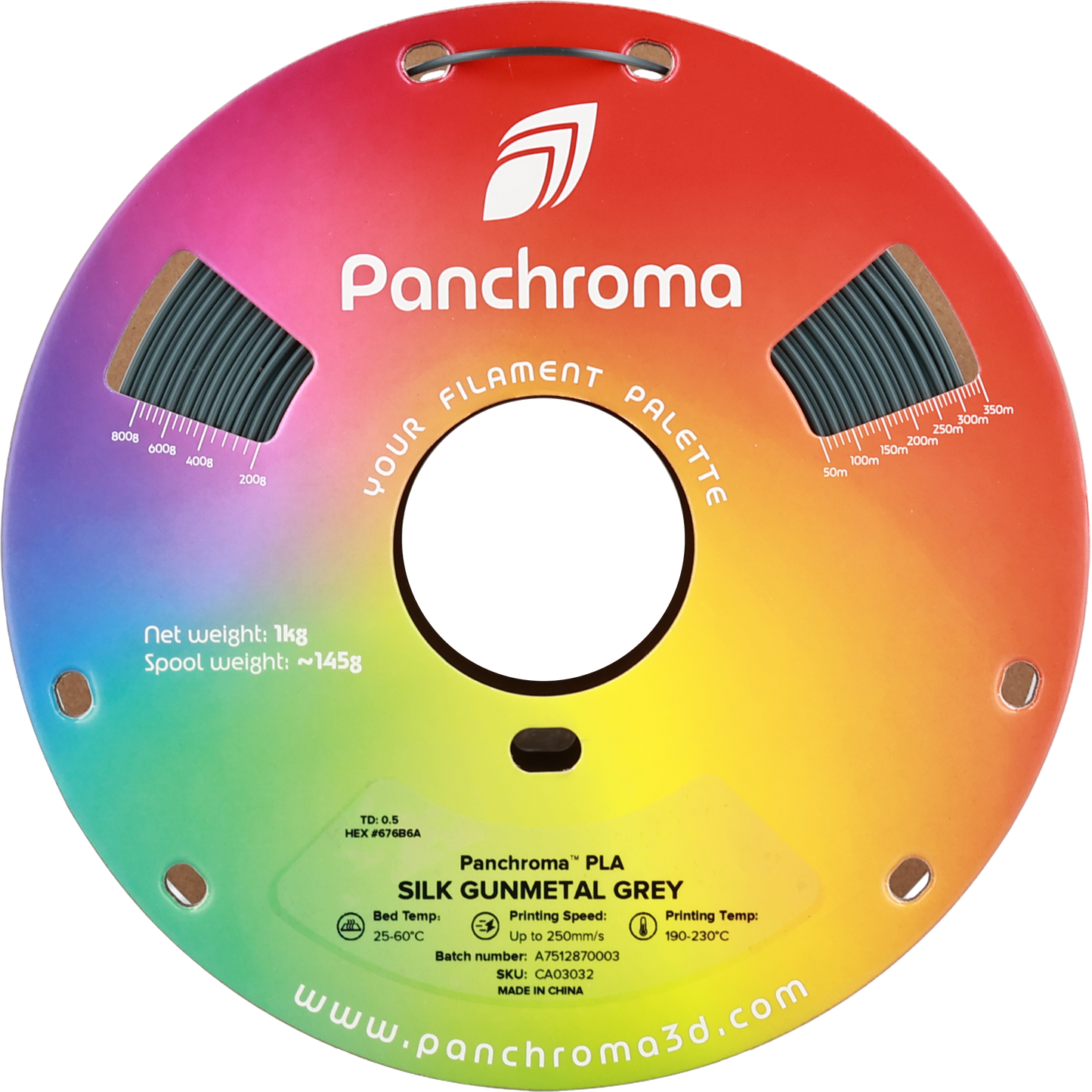 Polymaker Panchroma Silk PLA Filament Tunç Gri