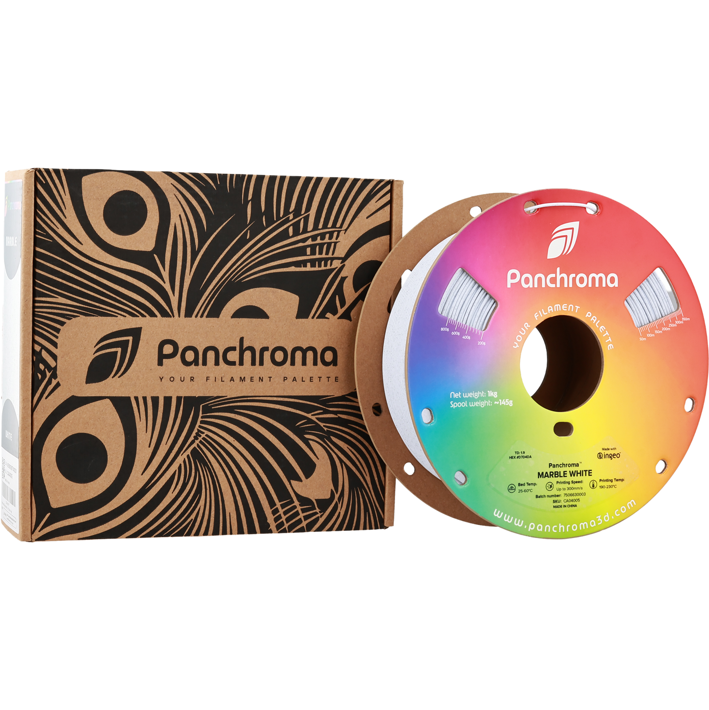 Polymaker Panchroma Mermer PLA Filament Beyaz