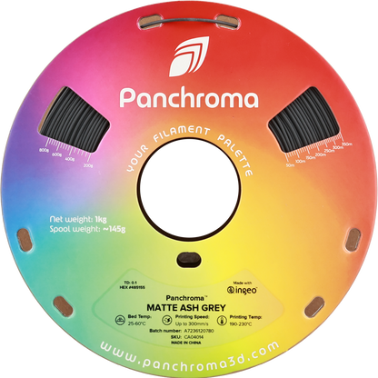 Polymaker Panchroma Matte PLA Filament Kül Gri