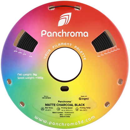 Polymaker Panchroma Matte PLA Filament Kömür Siyah