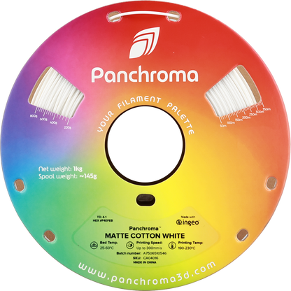 Polymaker Panchroma Matte PLA Filament Pamuk Beyaz