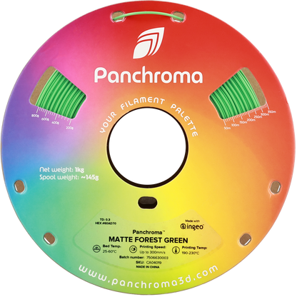 Polymaker Panchroma Matte PLA Filament Orman Yeşili