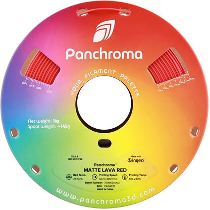 Polymaker Panchroma Matte PLA Filament Lav Kırmızı