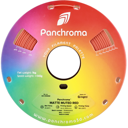 Polymaker Panchroma PLA Filament Matte Muted Kırmızı