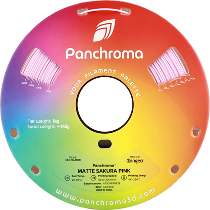 Polymaker Panchroma Matte PLA Filament Sakura Pembe