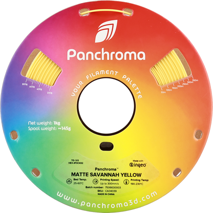 Polymaker Panchroma Matte PLA Filament Bozkır Sarı