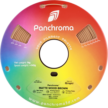 Polymaker Panchroma Matte PLA Filament Ahşap Kahvrenegi