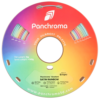 Polymaker Panchroma Satin PLA Gradient Filament Gökkuşağı