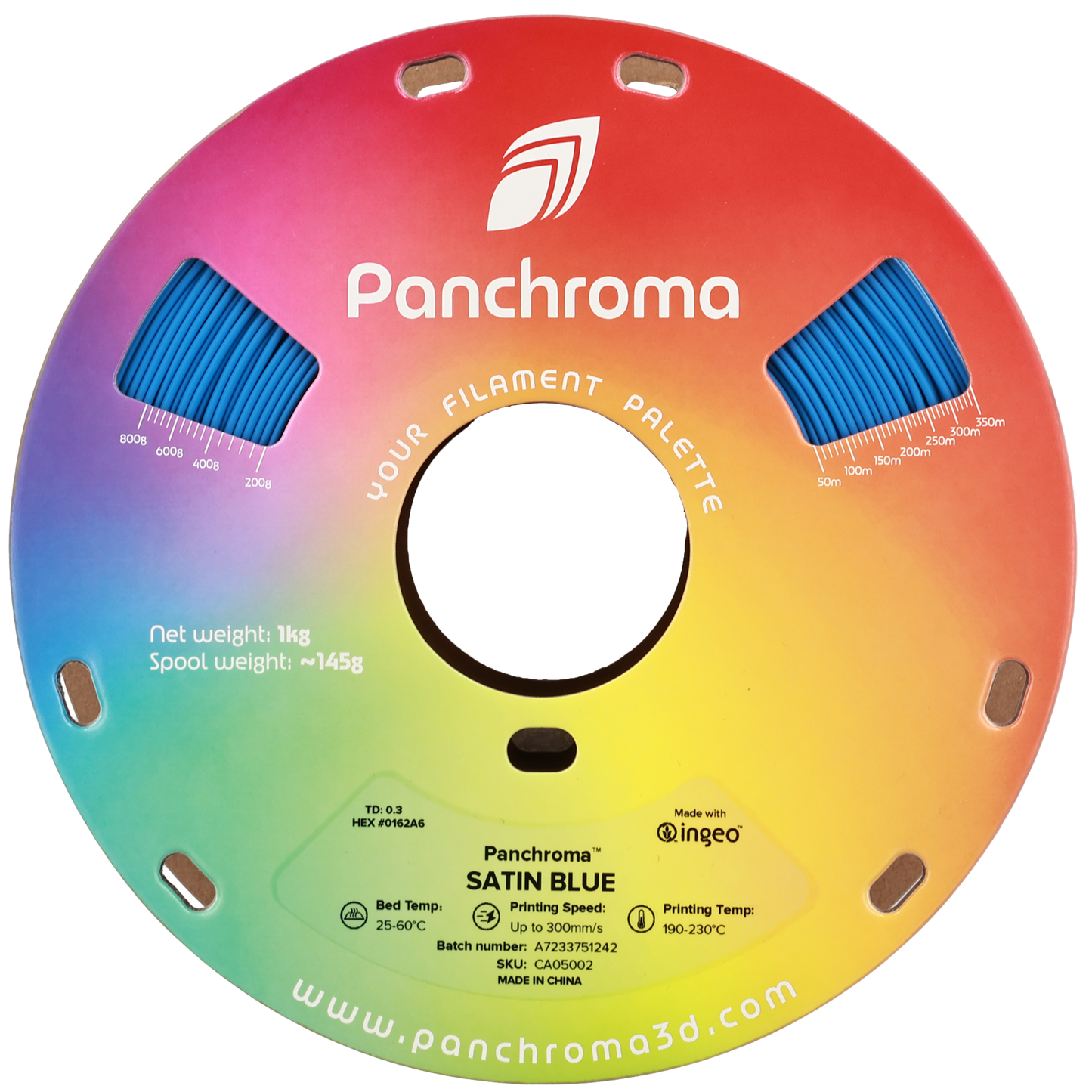 Polymaker Panchroma Satin PLA Filament Mavi