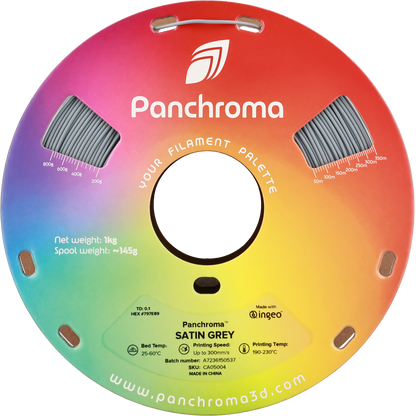Polymaker Panchroma Satin PLA Filament Gri