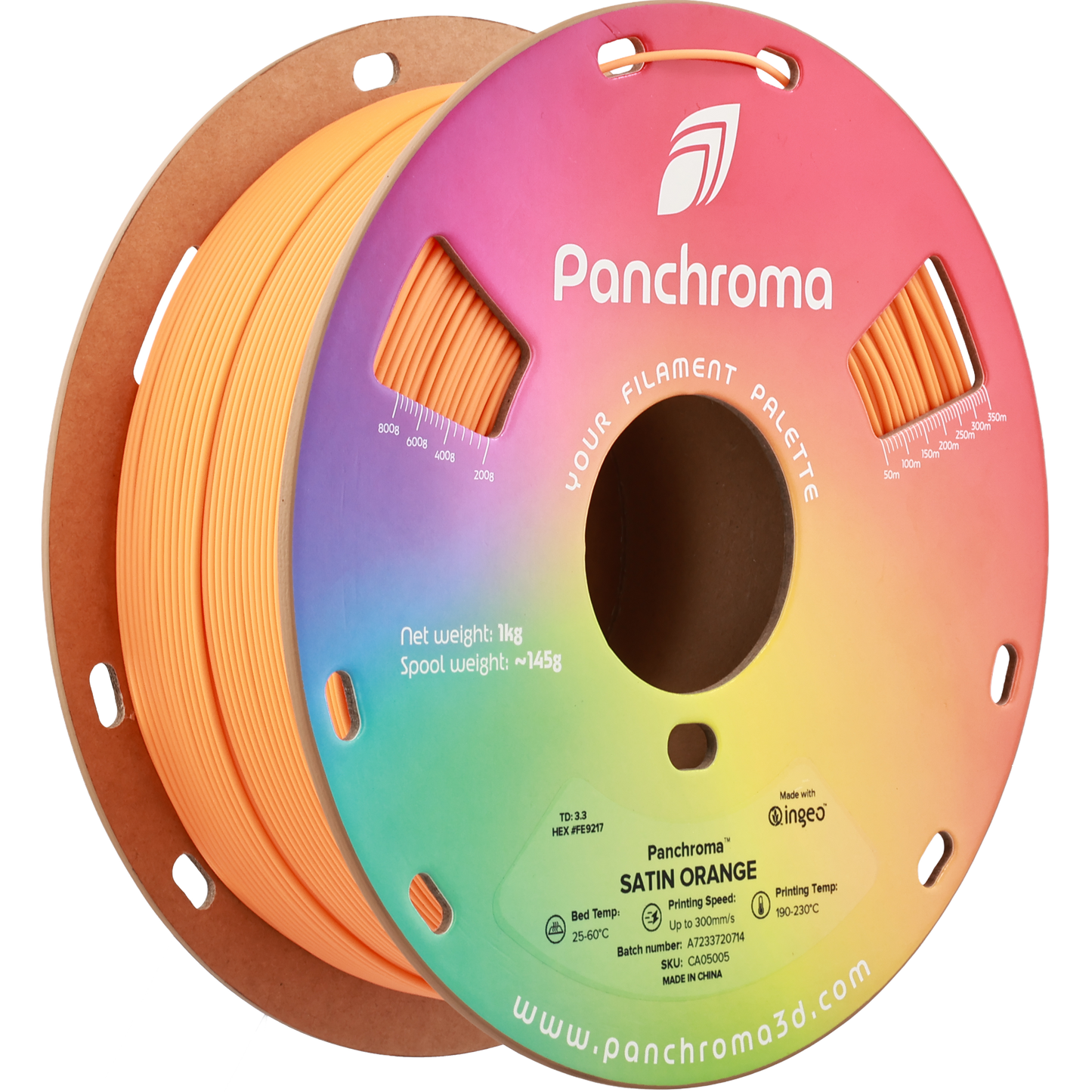 Polymaker Panchroma Satin PLA Filament Turuncu