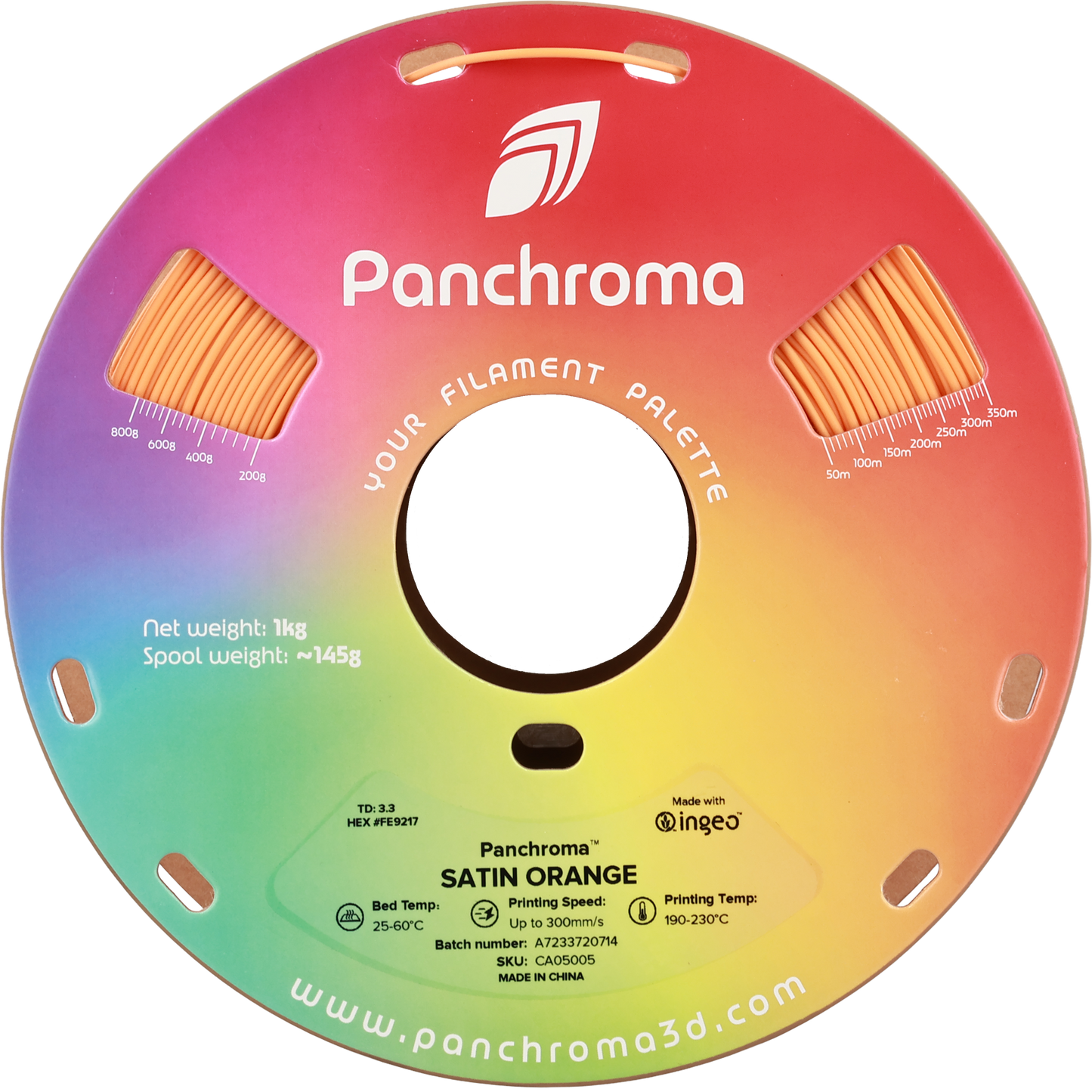 Polymaker Panchroma Satin PLA Filament Turuncu