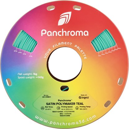 Polymaker Panchroma Satin PLA Filament Polymaker Teal