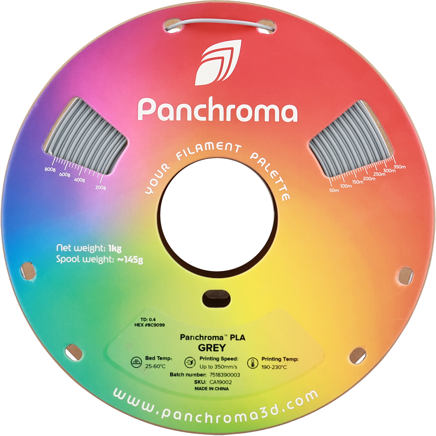 Polymaker Panchroma PLA Filament Gri