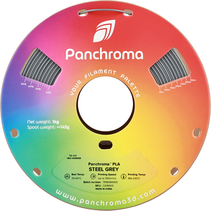 Polymaker Panchroma PLA Filament Çelik Gri