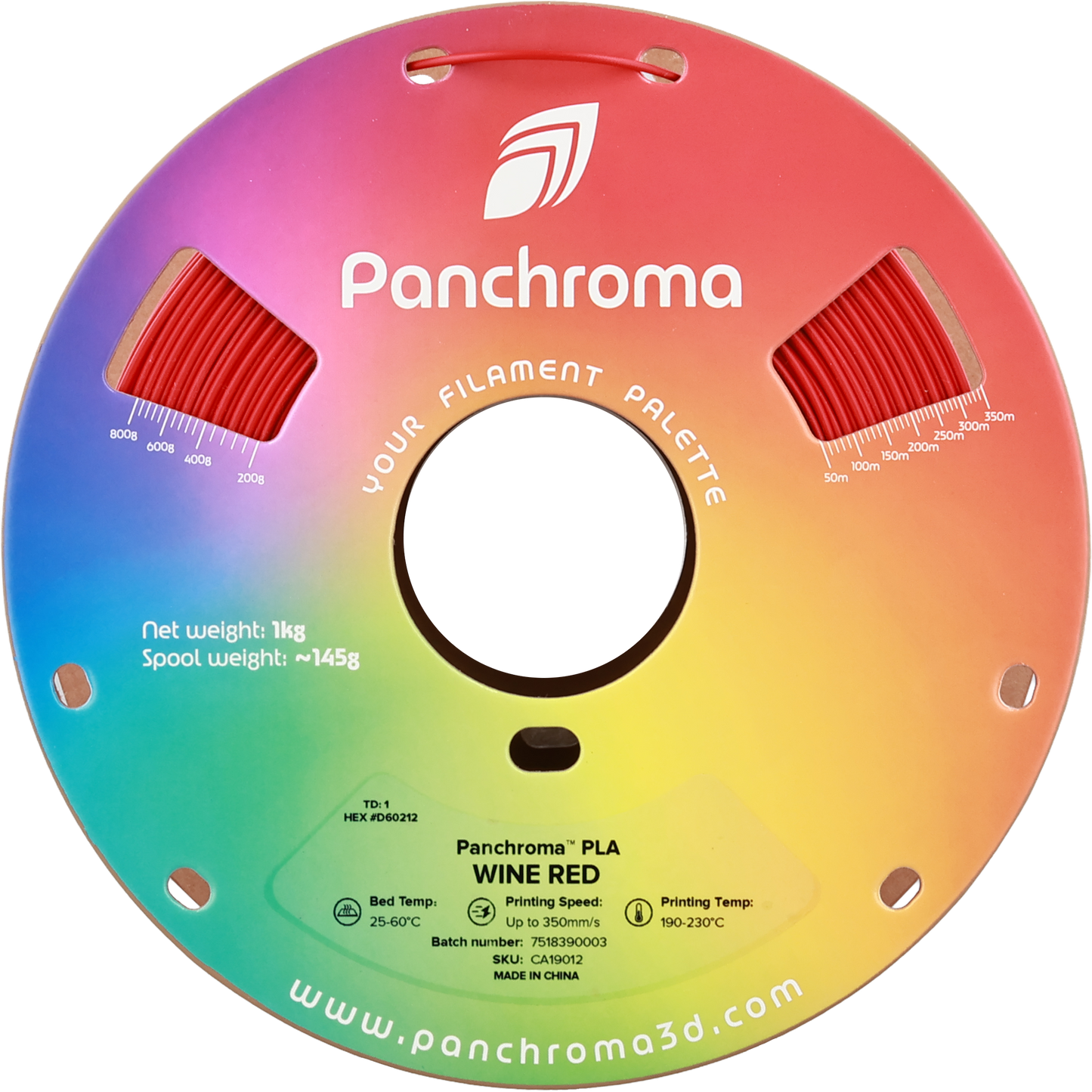 Polymaker Panchroma PLA Filament Şarap Kırmızı