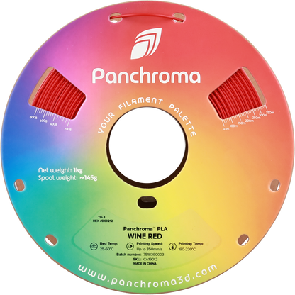 Polymaker Panchroma PLA Filament Şarap Kırmızı