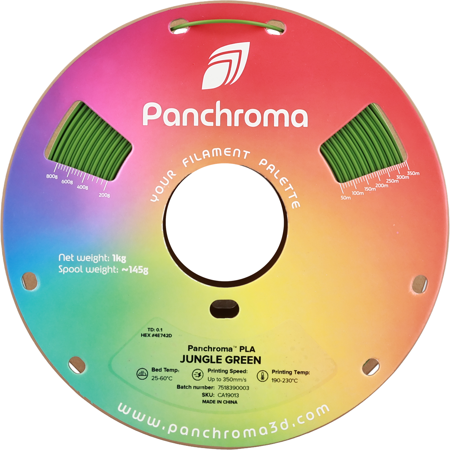 Polymaker Panchroma PLA Filament Orman Yeşili