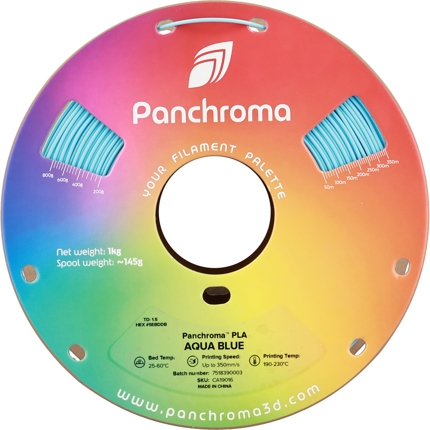 Polymaker Panchroma PLA Filament Su Mavisi
