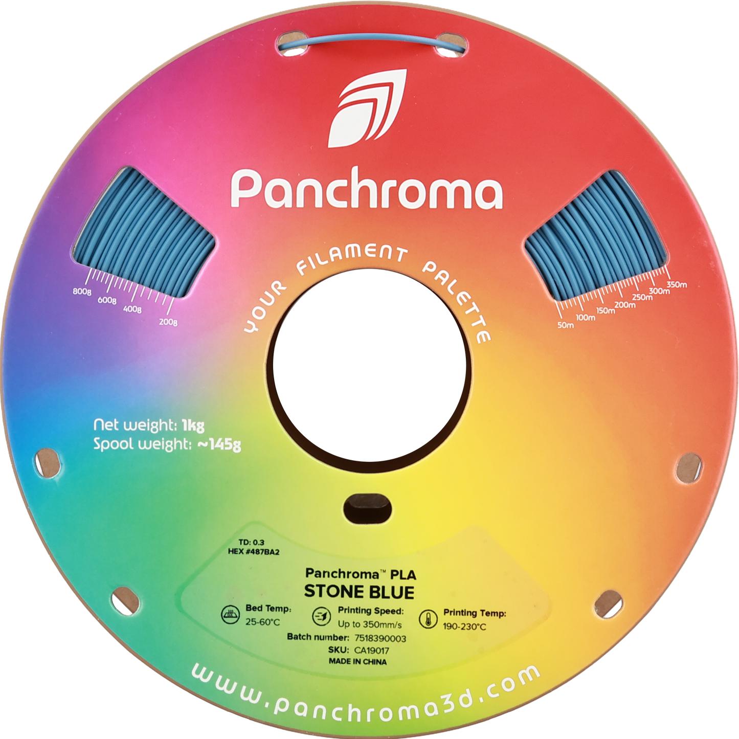 Polymaker Panchroma PLA Filament Taş Mavisi