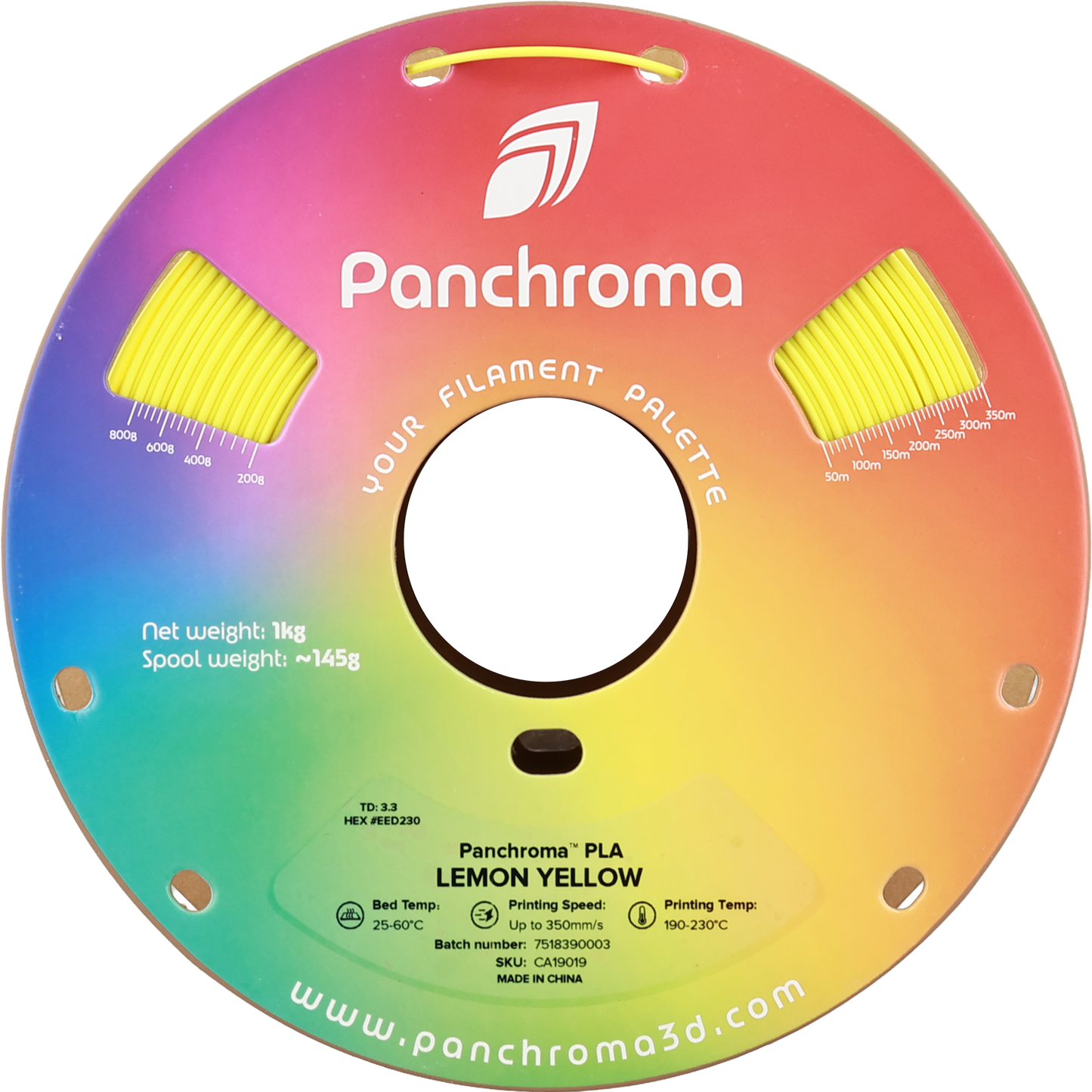 Polymaker Panchroma PLA Filament Limon Sarısı