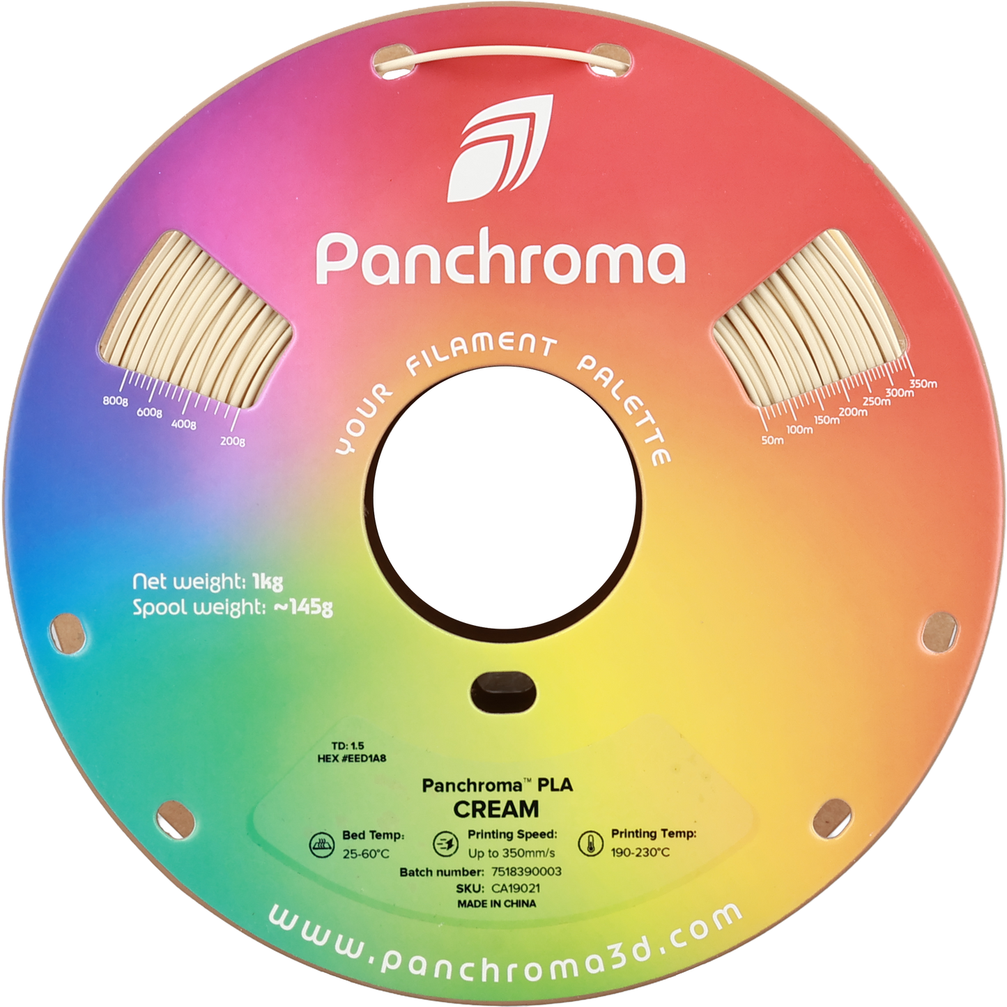 Polymaker Panchroma PLA Filament Krem