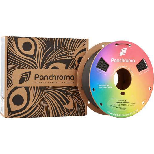 Polymaker Panchroma PLA Filament Koyu Zeytin Haki