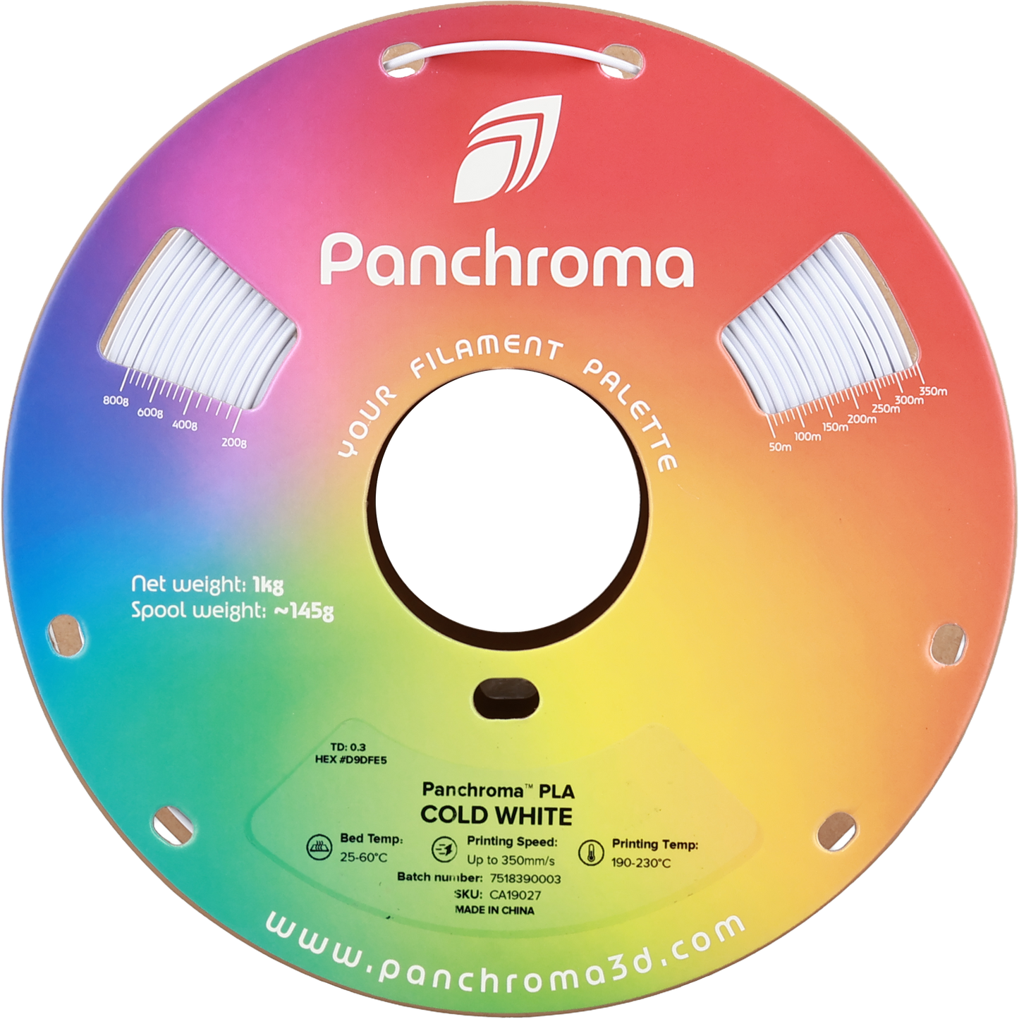 Polymaker Panchroma PLA Filament Soğuk Beyaz