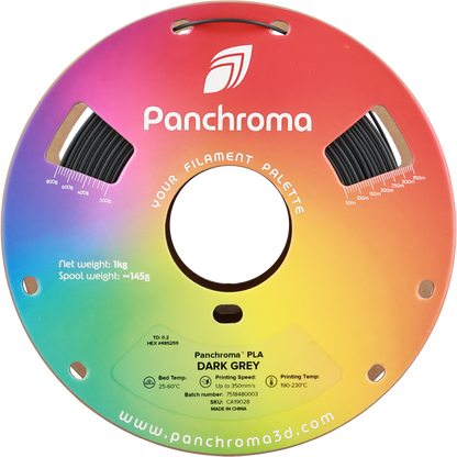 Polymaker Panchroma Galaxy PLA Filament Koyu Gri