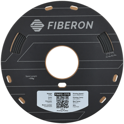 Polymaker Fiberon PA612-CF15 Filament Siyah