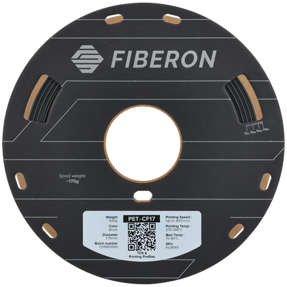 Polymaker Fiberon PET-CF17 Filament Siyah