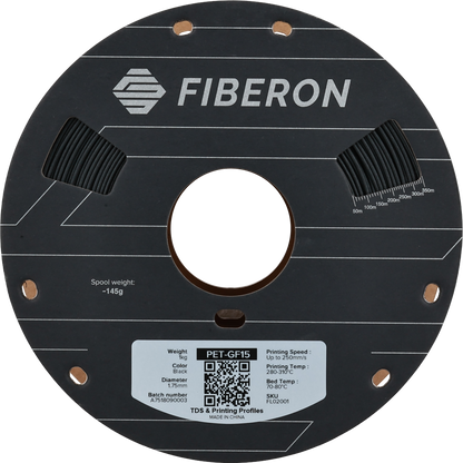 Polymaker Fiberon PET-GF15 Filament Siyah