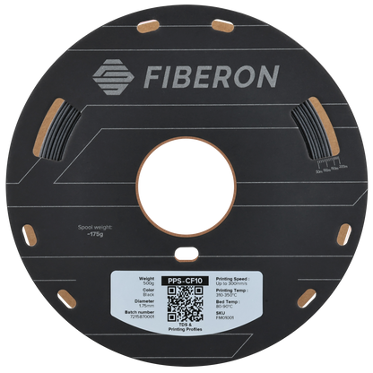Polymaker Fiberon PPS-CF10 Filament Siyah