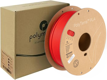 Polymaker PolyTerra Matte PLA Filament Lav Kırmızı