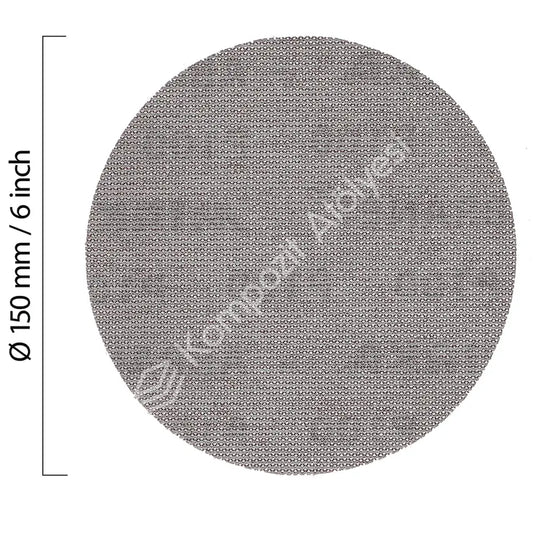Mirka Abranet 150mm Cırt Zımpara – Tozsuz Zımparalama | Endüstriyel & Kompozit Uyumlu (P80)