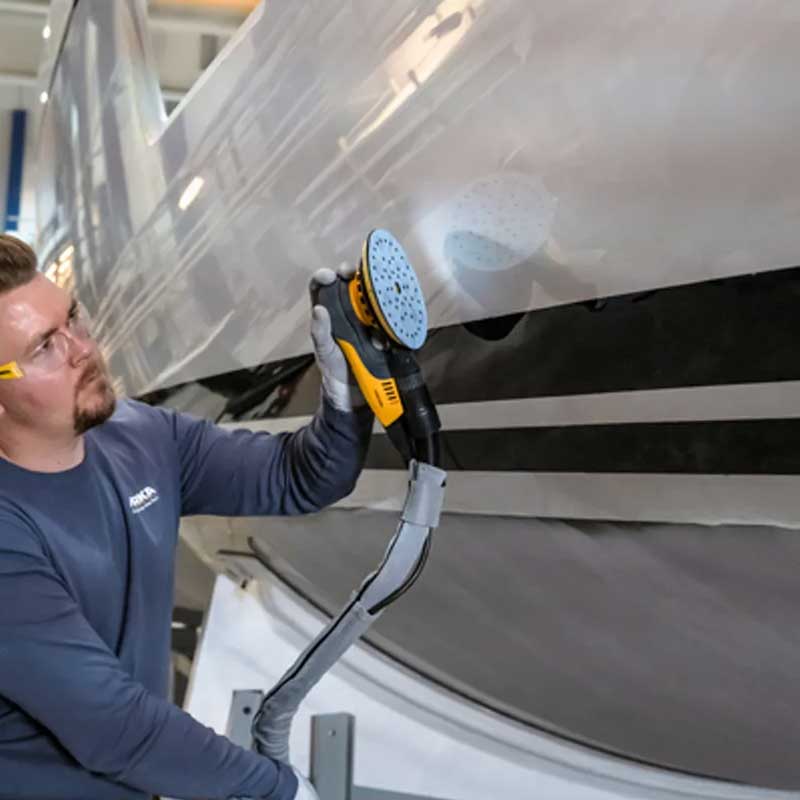 Mirka Galaxy 150 mm Zımpara Diski – Ahşap, Metal, Otomotiv ve Boya Yüzeyleri İçin Tozsuz Profesyonel Zımparalama (P400)