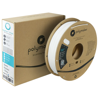 Polymaker PolyFlex TPU95 Filament Beyaz - 2.85mm