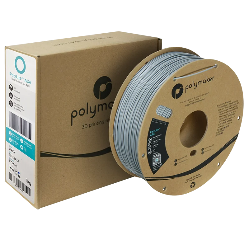 Polymaker PolyLite ABS Filament Gri