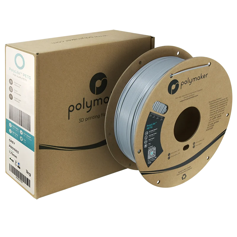 Polymaker PolyLite PETG Filament Gri