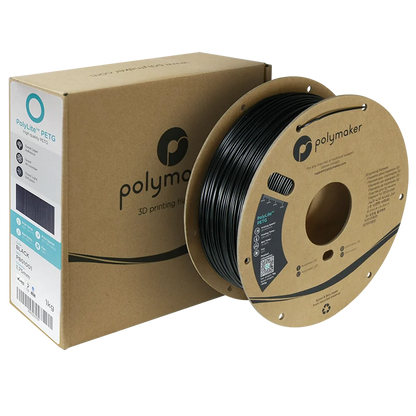 Polymaker PolyLite PETG Filament Siyah