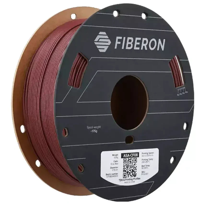Polymaker Fiberon ASA-CF08 Filament Koyu Kırmızı - 500gr