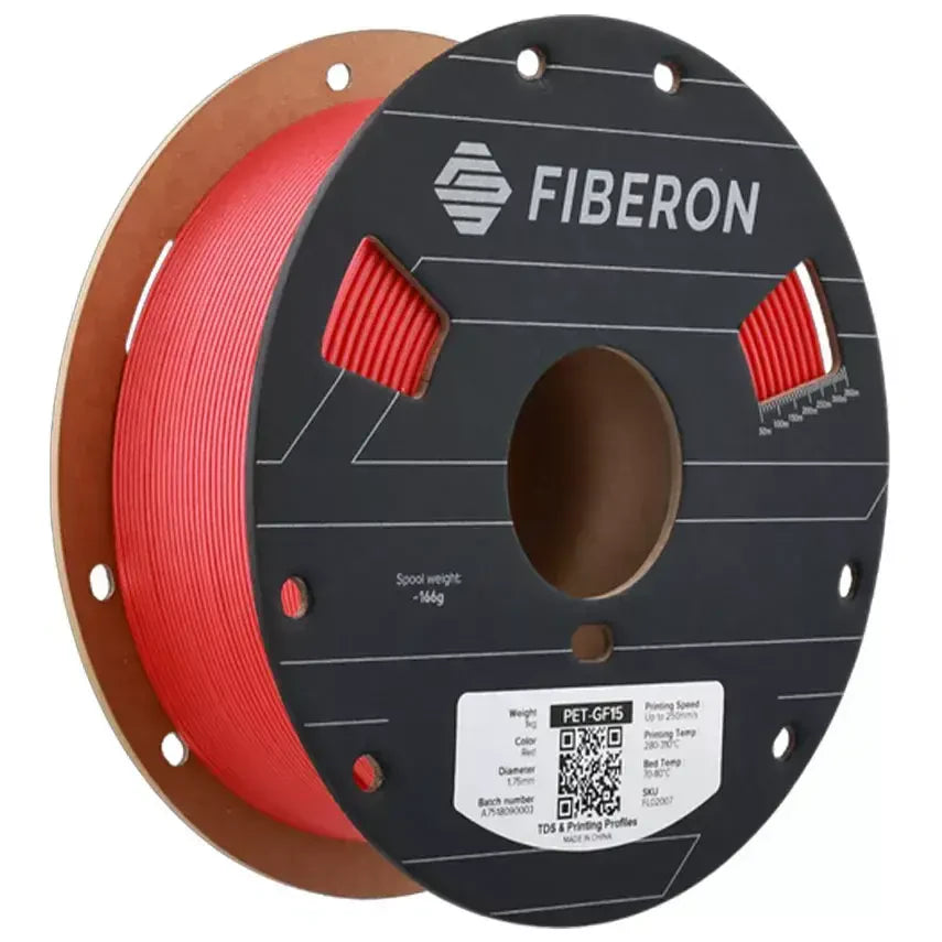 Polymaker Fiberon PET-GF15 Filament Kırmızı