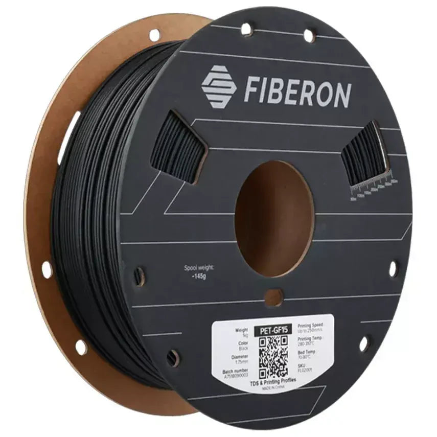 Polymaker Fiberon PET-GF15 Filament Siyah