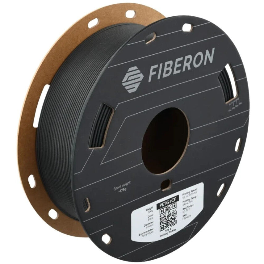 Polymaker Fiberon PETG-rCF08 Filament Siyah