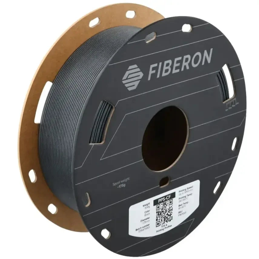 Polymaker Fiberon PPS-CF10 Filament Siyah