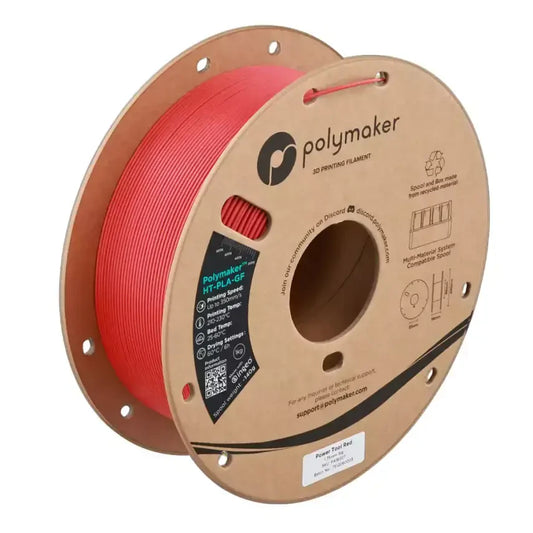 Polymaker HT-PLA-GF Filament Power Tool Kırmızı