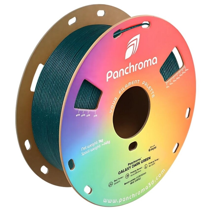 Polymaker Panchroma Galaxy PLA Filament Koyu Yeşil
